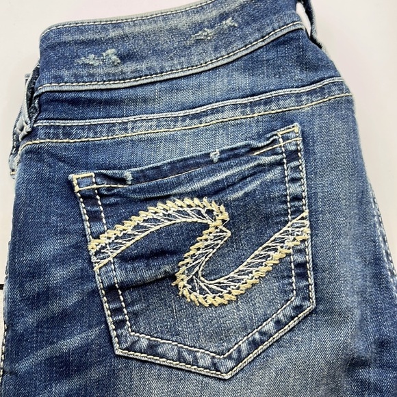 Silver Jeans Tuesday Low Capri Size 29-SOLD NOT FOR SALE - Picture 12 of 16